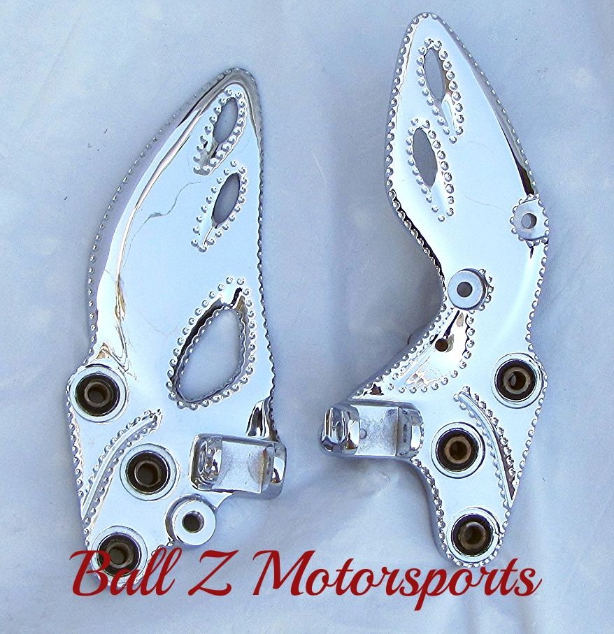 Sell Hayabusa Stock/OEM Ball Cut & Chromed Chrome Front Foot Pegs Peg